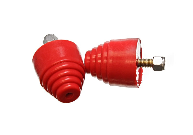 Energy Suspension All Purpose Red Bump Stop Set 2 1/8 inch Tall / 2 inch dia. (2 per set) 9.9101R