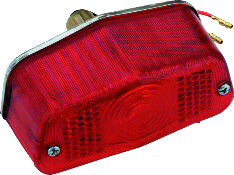 Biker's Choice Small Custom Tail Lamp (Red) Fits 88-99 Harley FLSTC
