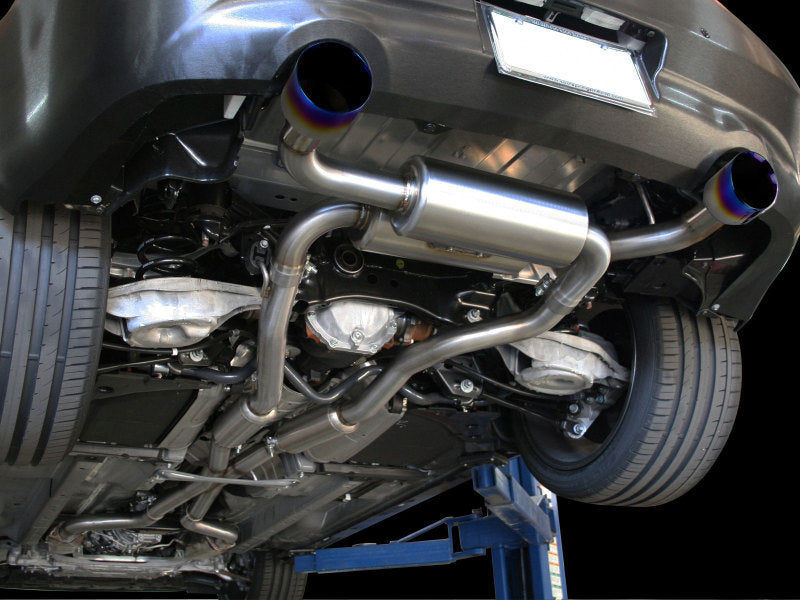 aFe Takeda 2-1/2in 304SS Cat-Back Exhaust Compatible with Infiniti G37 08-13/Q60 14-15 V6-3.7 w/ Blue Flame Tips 49-36103-L