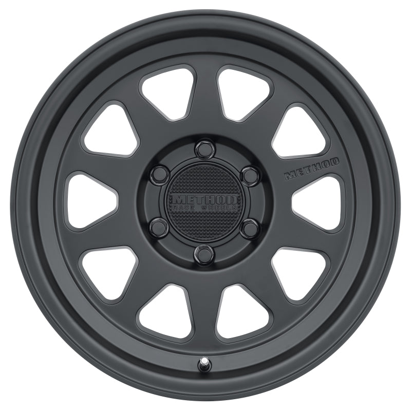 Method MR316 17x8.5 0mm Offset 6x5.5 106.25mm CB Matte Black Wheel MR31678560500