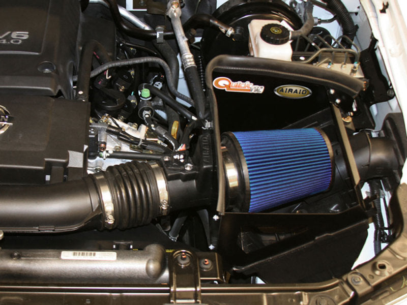 Airaid Cold Air Intake System By K&N: Increased Horsepower, Dry Synthetic Filter: Compatible With 2005-2019 Nissan/Suzuki (Frontier, Xterra, Pathfinder, Equator) Air- 523-188