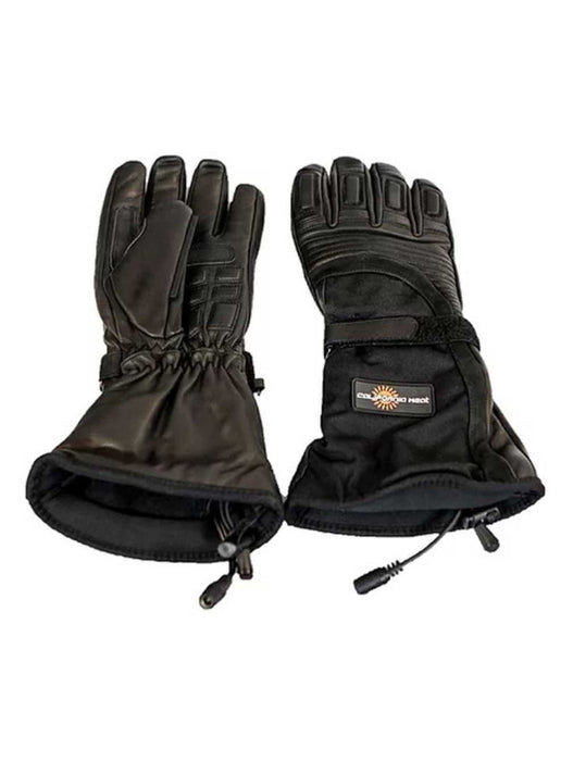 California Heat 12V Heated Wind & Water Proof Riding Gauntlet Gloves (S)