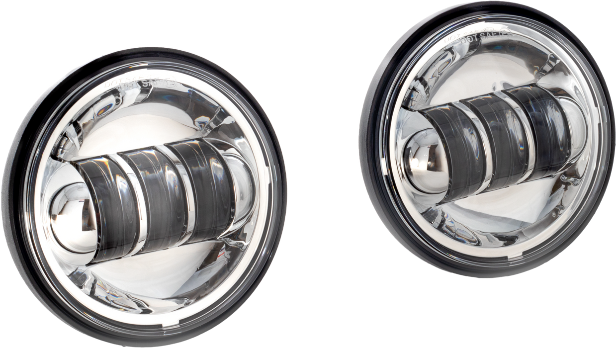 Letric Lighting Co LLC-LPL-C 4.5in. Passing Lamp LED Inserts - Chrome