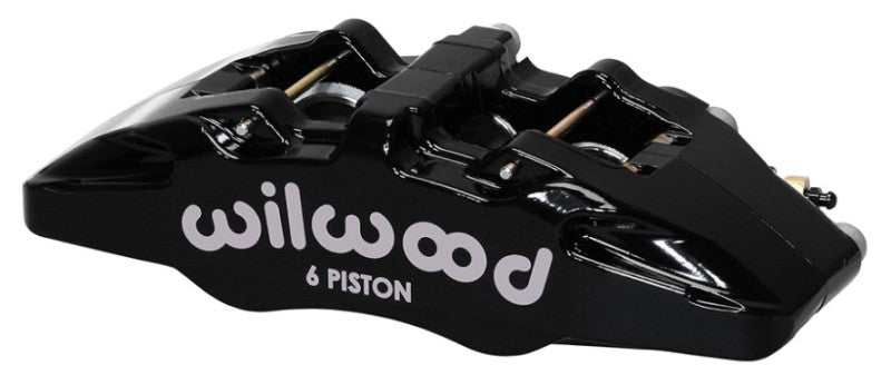 Wilwood Caliper-Forged Dynapro 6 5.25in Mount-R/H 1.62/1.38in/1.38in Pistons 1.10in Disc 120-13432-BK
