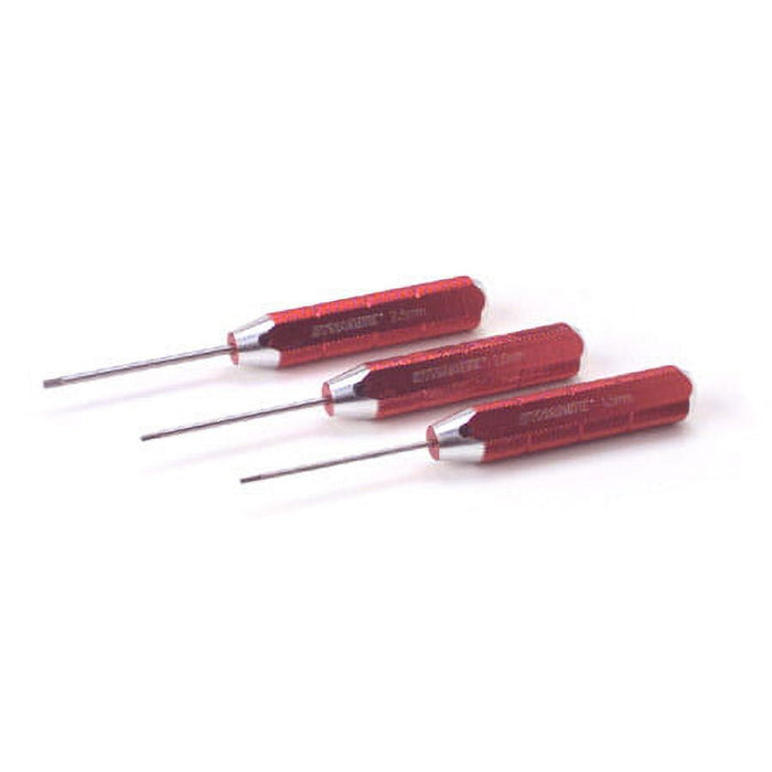 Dynamite Machined Hex Driver Metric Set Red DYN2904 Hand Tools Misc