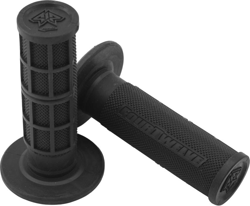 Four Twelve Pee Wee Pit Bike Mini Grips 7/8" (Black) 412-200