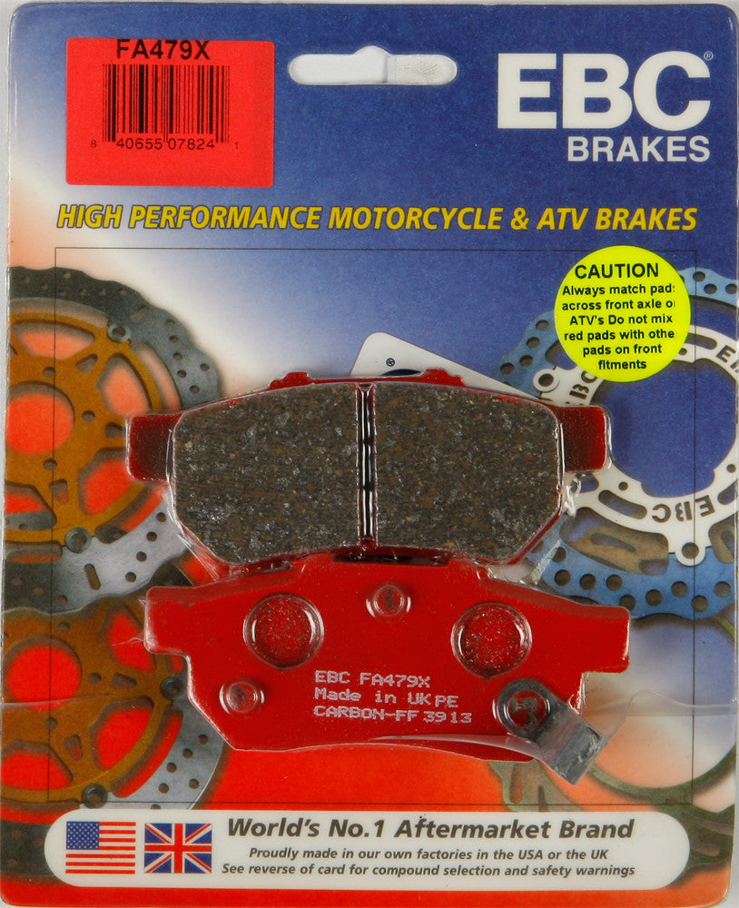 EBC Brakes FA479X X-Series Carbon Brake Pads Fits Honda MUV700 Big Red 2009-2013