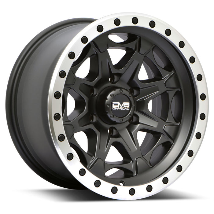 DV8 Offroad Aluminum 886 Beadlock Wheels 20x9 5x127 12mm Matte Black 886B-2907312