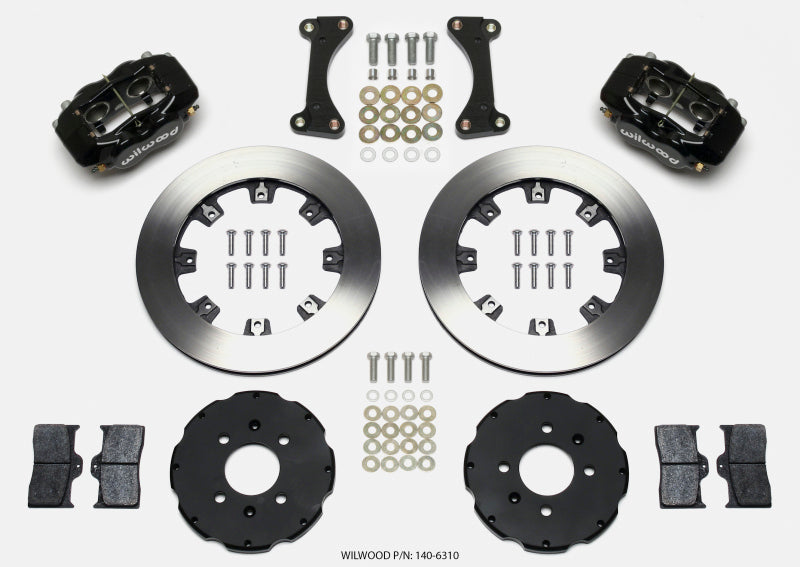Wilwood Forged Dynalite Front Hat Kit 12.19in 90-99 Civic w/240 mm Disc 140-6310