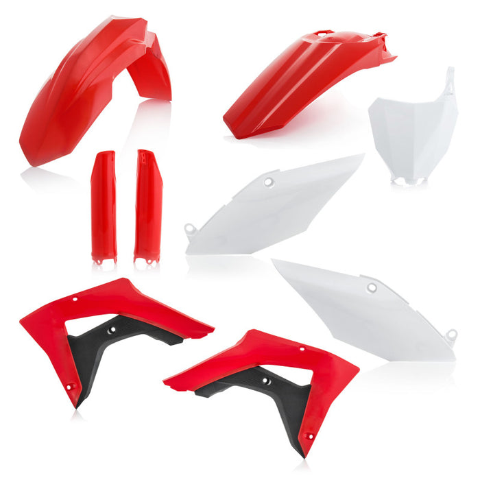 Acerbis Red/White/Black Full Body Plastic Kit (2645475569)