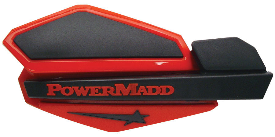 PowerMadd 34202 Star Series Handguard - Red/Black