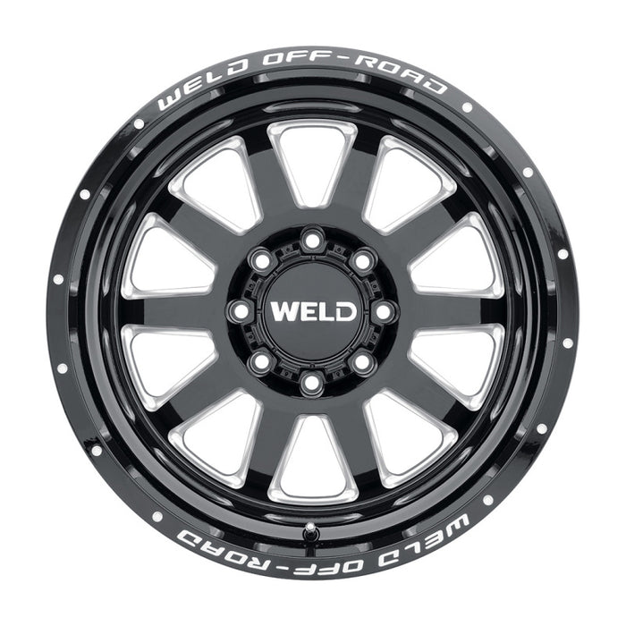 Weld Off-Road W102 20X9.0 Stealth 5X139.7 5X150 ET00 BS5.00 Gloss Black MIL 110.2 W10209070500