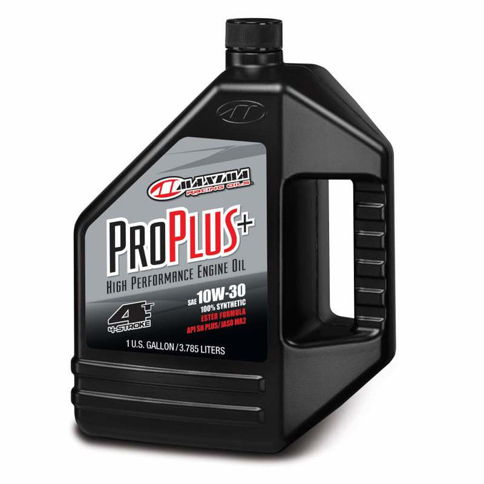 Maxima ( Pro Plus+ 10W-30 Synthetic Motorcycle Engine Oil 1 Gallon 30-019128