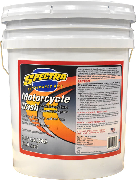 Spectro Oil Spectro W.Mw Premium Motorcycle Wash 5 Gal W.MW