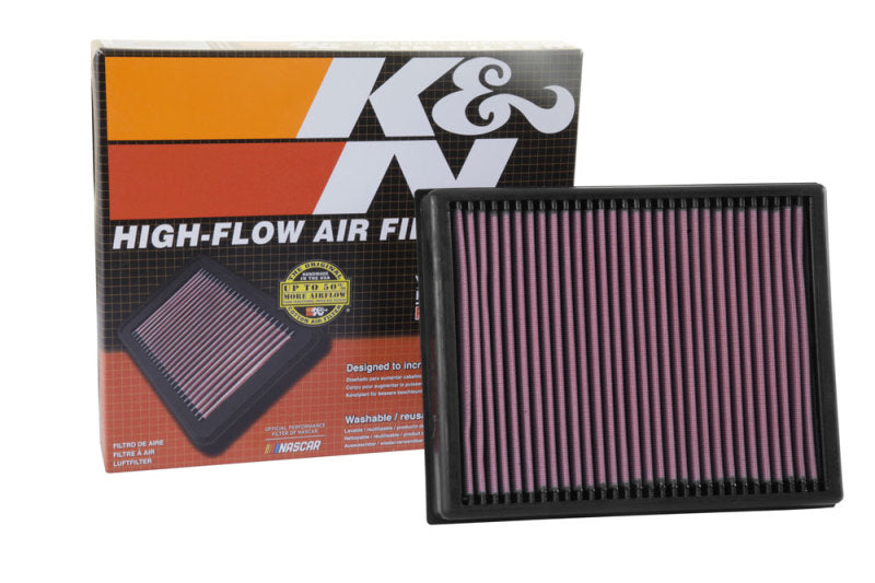 K&N 33-3086 Air Panel Filter for FORD RANGER L4/5-2.2/3.2L DSL 2016-2017