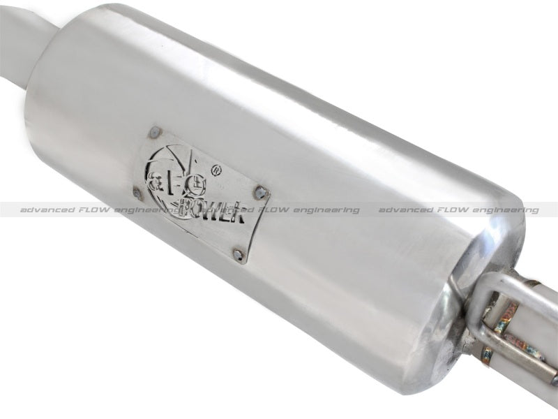 aFe Takeda Exhaust Cat-Back 304 Stainless Steel 11-14 Compatible with Nissan Juke L4 1.6L (t) Polished Tip 49-36109-P