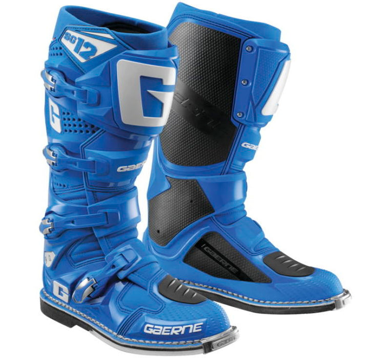 Gaerne SG12 Mens MX Offroad Boots Blue 9.5 USA