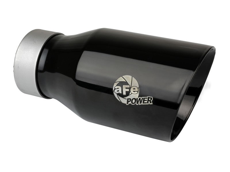 aFe 20-21 compatible with Jeep Wrangler Large Bore-HD 3in 304 Stainless Steel DPF-Back Exhaust System Black Tip 49-38092-B