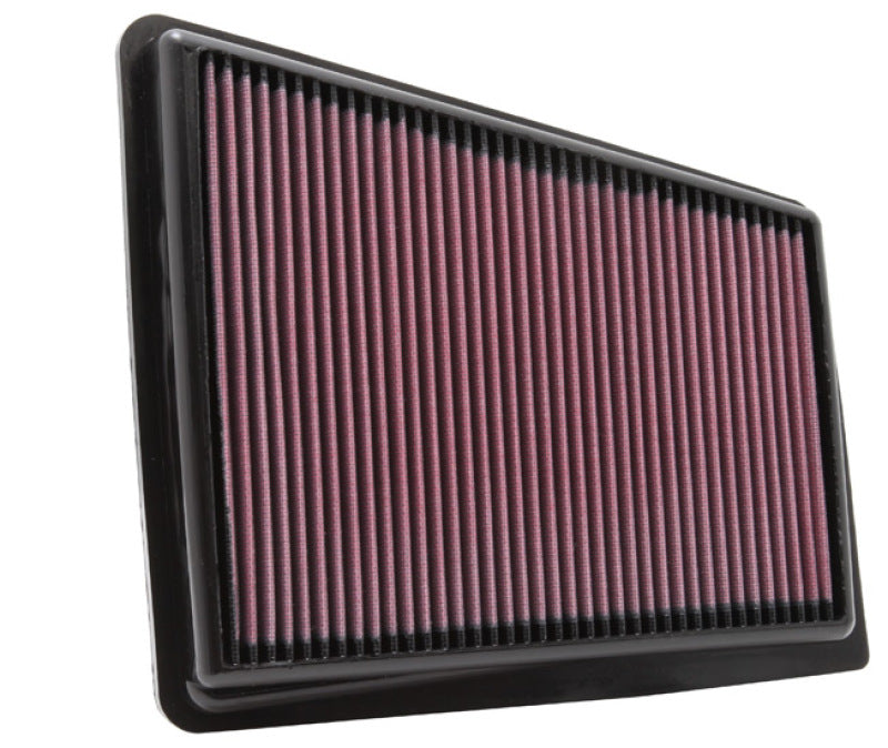 K&N 33-2426 Air Panel Filter for HYUNDAI GENESIS V8-4.6/5.0L F/I, 2009-2014