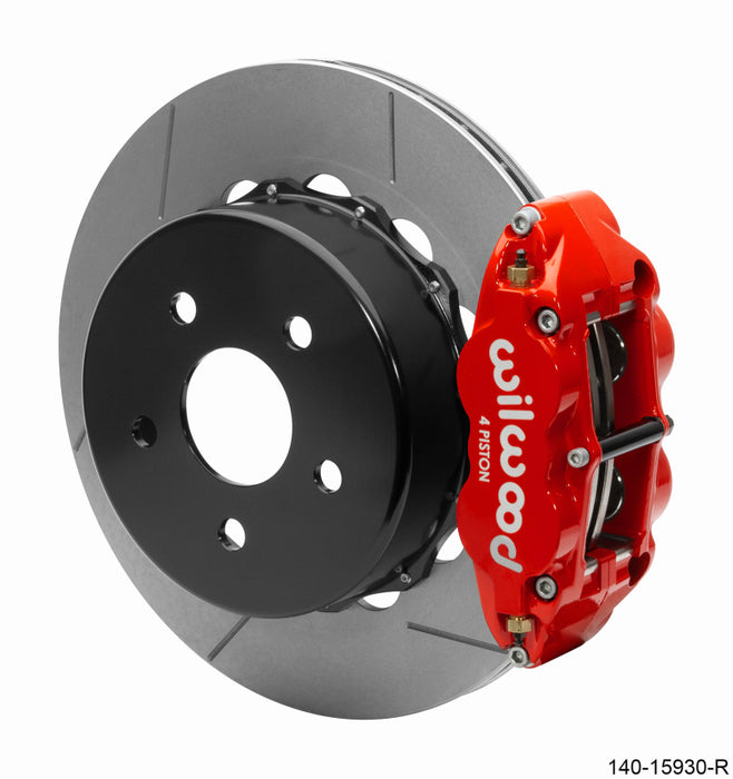 Wilwood Superlite 4R Rear Brake Kit 14.00 Red 2018-Up compatible with Jeep JL w/Lines 140-15930-R
