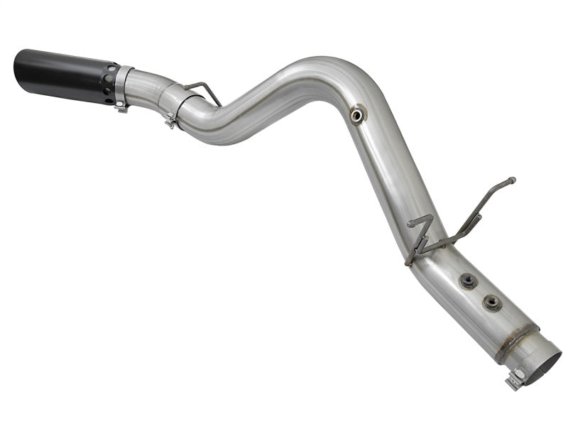 aFe ATLAS 5in DPF-Back Aluminized Steel Exhaust System GM Diesel Trucks 2017 V8 6.6L (td) L5P 49-04085-B