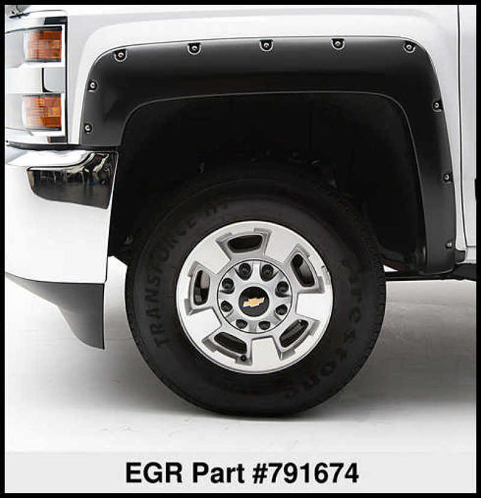 EGR 14+ Chev Silverado 5ft Bed Bolt-On Look Fender Flares Set 791674