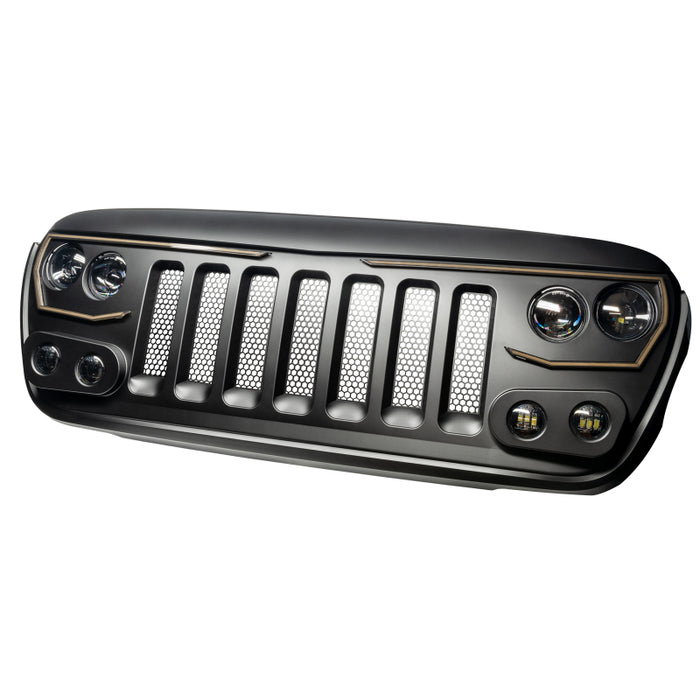 Oracle VECTOR Series Full LED Grille compatible with Jeep Wrangler JL/JT NA SEE WARRANTY 5837-PRO