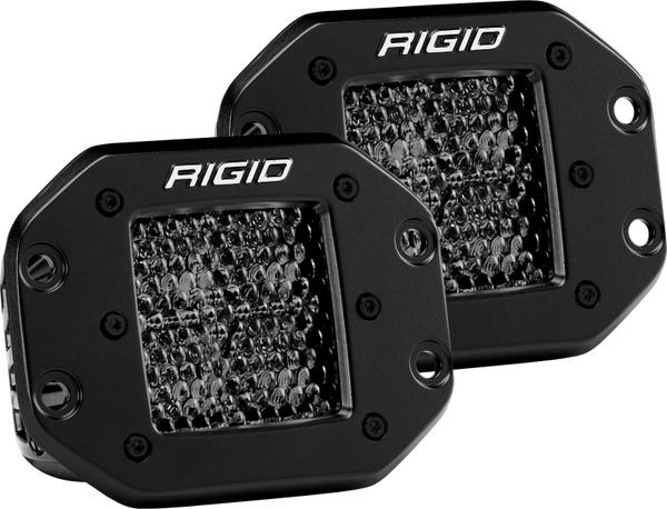 RIGID D Series PRO Midnight Edition Spot Diffused Pair 212513BLK