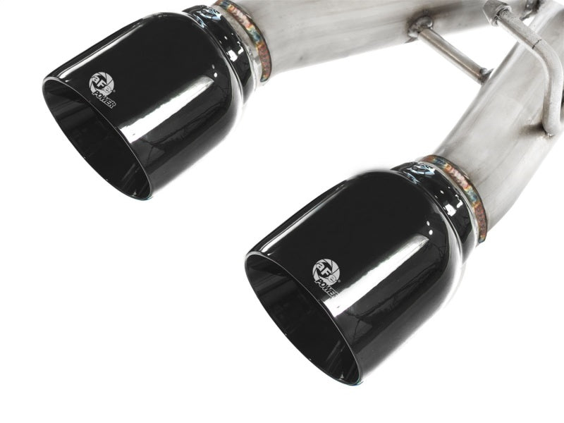 aFe MACHForce XP Exhaust 304SS Cat-Back w/ BlackTips 2008 VW Golf R32 V5 3.2L 49-36408-B