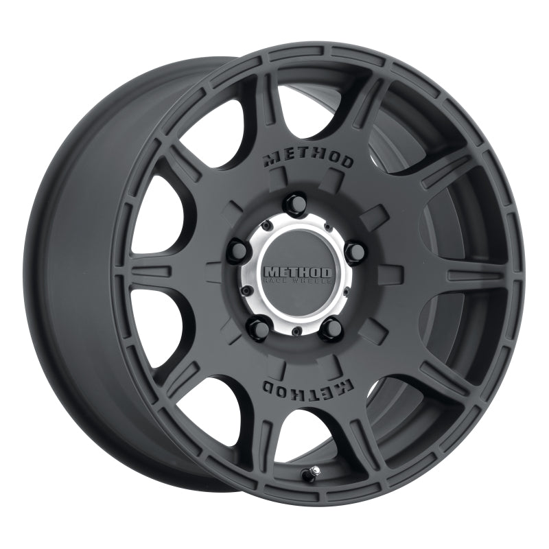 Method MR308 Roost 17x8.5 0mm Offset 5x5 71.5mm CB Matte Black Wheel MR30878550500