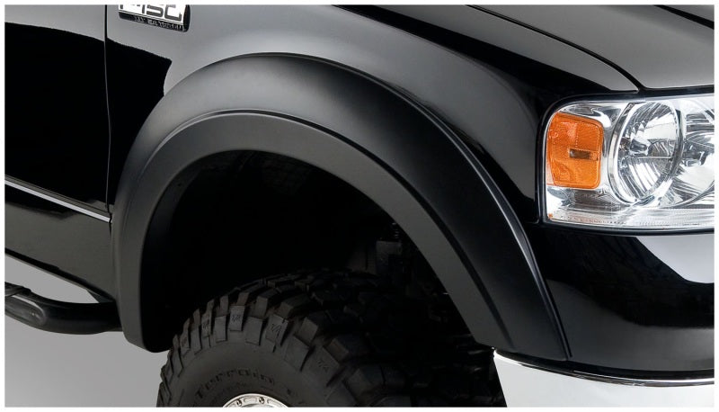 Bushwacker 04-08 Ford F-150 Extend-A-Fender Style Flares 2pc Black 20051-02