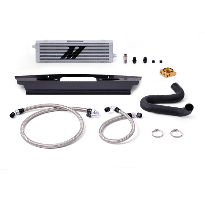 Mishimoto 2015+ Ford Mustang GT Thermostatic Oil Cooler Kit Silver MMOC-MUS8-15T