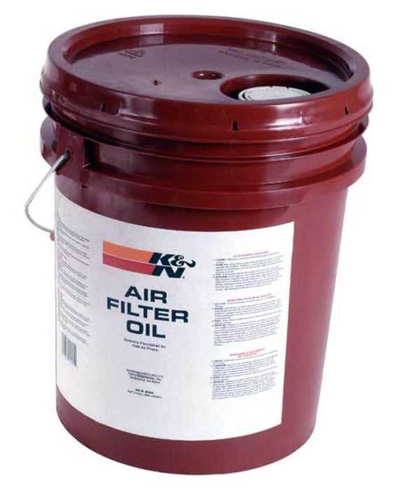 K&N Air Filter Oil: 5 Gallon; Restore Engine Air Filter Performance And