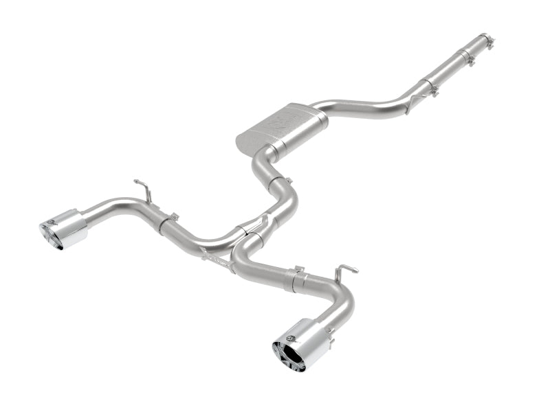 aFe MACHForce XP 3in-2.5in SS Exhaust Cat-Back 18-19 Volkswagen GTI (MK7.5) L4-2.0L (t) Polished 49-36422-P