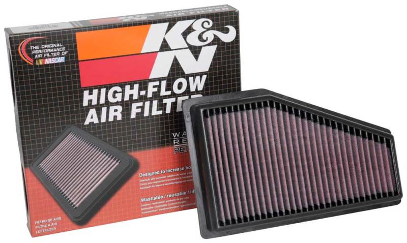 K&N 33-5089 Air Panel Filter for JEEP CHEROKEE L4-2.4L/V6-3.2L F/I 2019