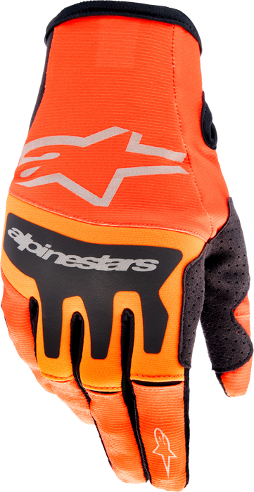 Alpinestars Techstar Gloves (Hot Orange Black, Large)