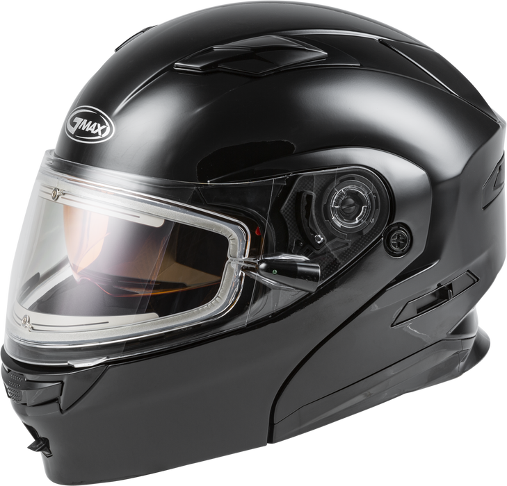 Gmax Md-01S Modular Snow Helmet Solid Black, Large Size; 72-6274L M4010026