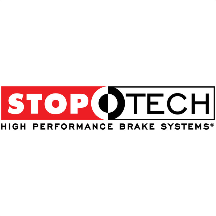 Stoptech Sport Drilled & Slotted Brake Rotor; Rear Left 127.45024L