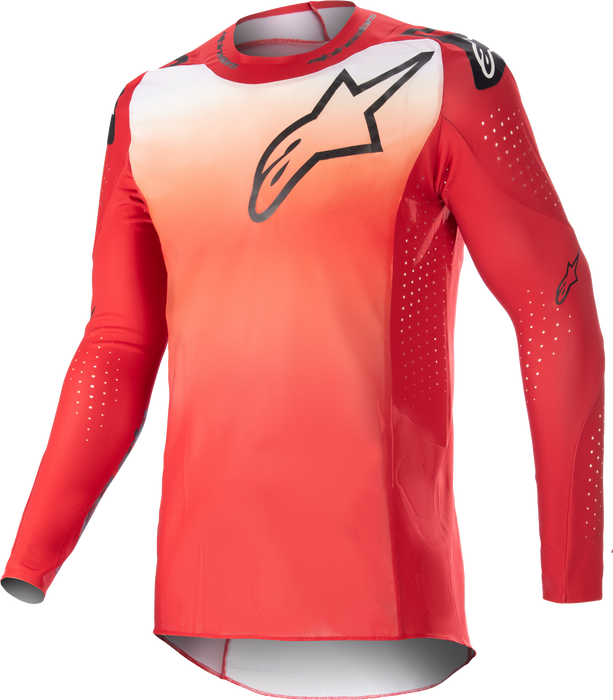 Alpinestars 2023 Supertech Risen Jersey (Mars Red White, X-Large)