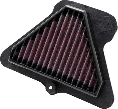 K&N Race Specific Unique Triangular Replacement Air Filter for 11-14 Kawasaki ZX1000 Ninja ZX-10R KA-1011R