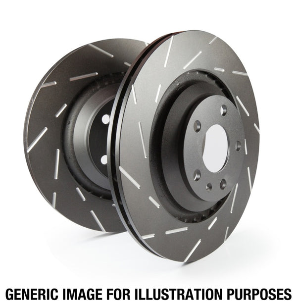 EBC 16-18 Fits Ford Focus RS Usr Backdash Sport Slotted Vented Front Rotors USR2030