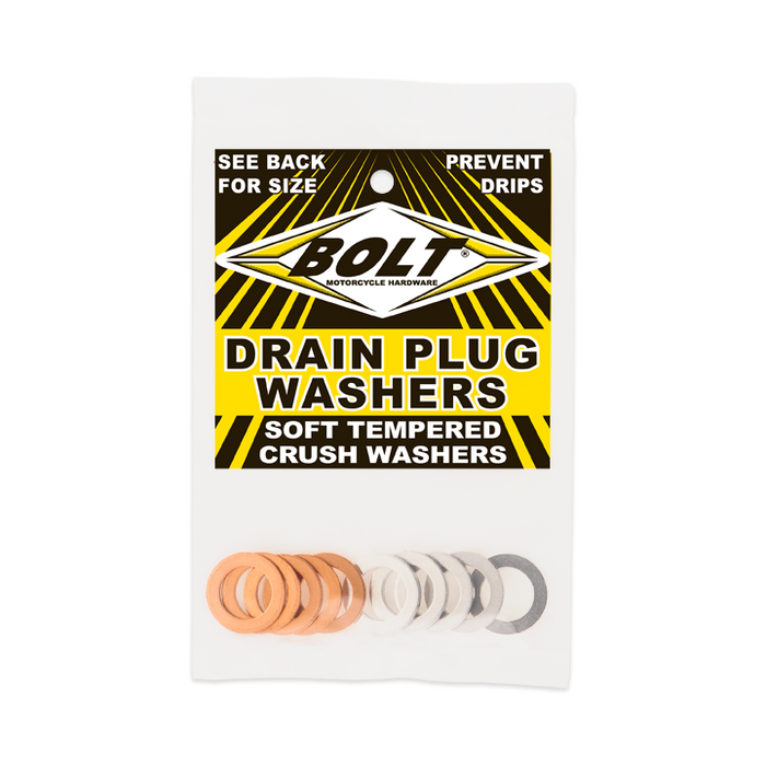 Bolt Crush Washers 14X22.3Mm 10/Pk 5 Aluminum & 5 Copper DPWM14.223-10