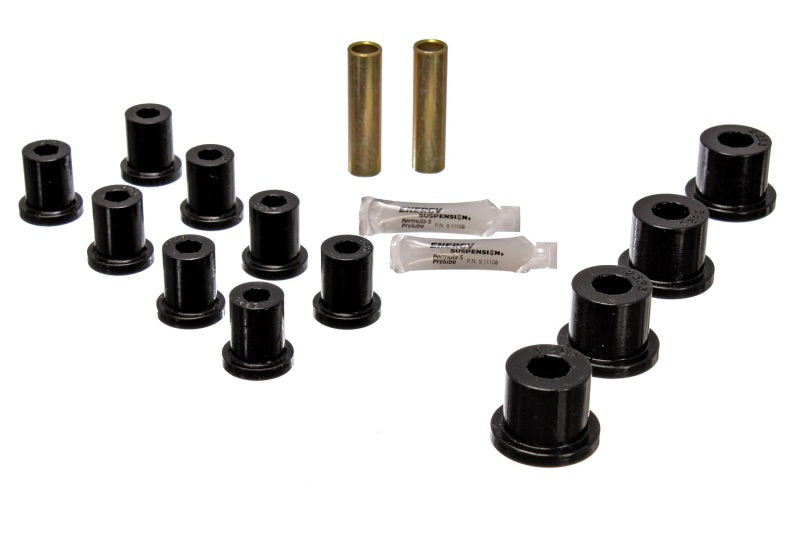 Energy Suspension compatible with Jeep Spring Bushing Set Black 2.2116G