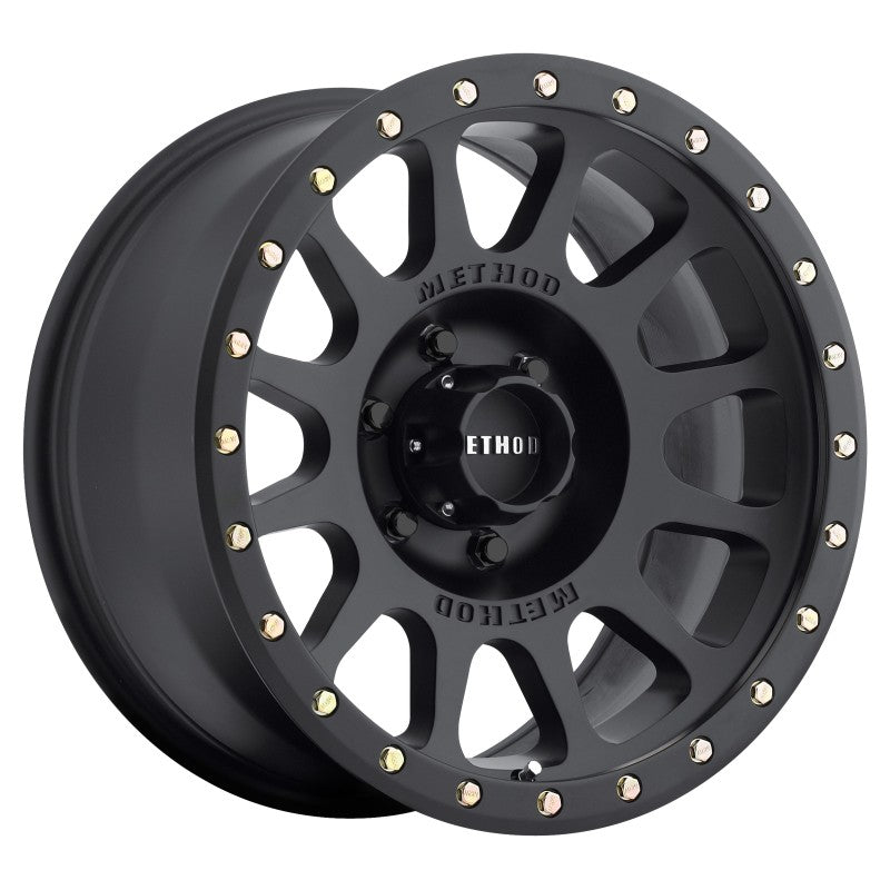 Method MR305 NV 18x9 0mm Offset 6x135 94mm CB Method Matte Black Street Loc Wheel MR30589016500