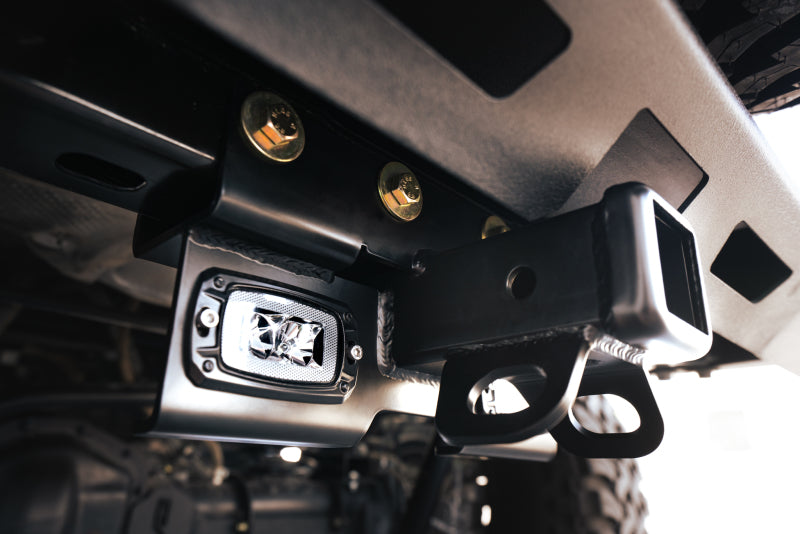 [AHJP-01]DVE Hitch Mounts.DV8 Offroad 07-21 Jeep Wrangler (JK/JL) Bolt-On Hitch w/ Lights