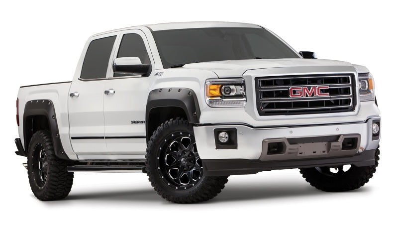 Bushwacker Front & Rear Pocket Style Fender Flares Fit 2014-2015 Fits Gmc Sierra 1500 40960-02