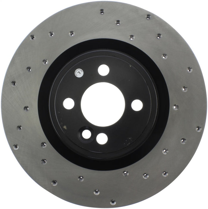 StopTech Sport Cross Drilled Brake Rotor Front Right 128.34114L