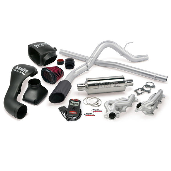 Banks Power 06-08 Ford 5.4L F-150 CCMB PowerPack System SS Single Exhaust w/ Black Tip 48536-B