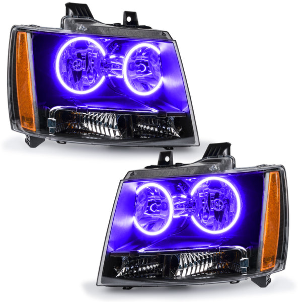 Oracle Lighting 07-14 Chevrolet Tahoe Pre-Assembled LED Halo Headlights -UV/Purple 7010-007