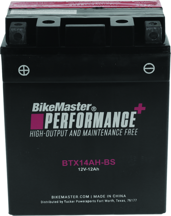 BikeMaster Performance+ Maintenance-Free Batteries BTX14AH-BS